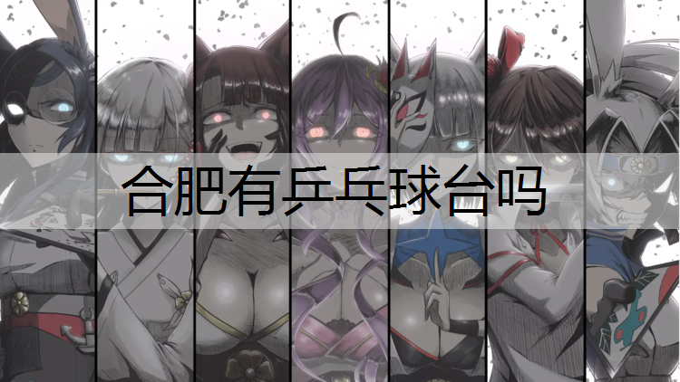 合肥有乒乓球台吗